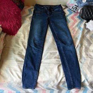 American eagle jeans size 00 navy blue